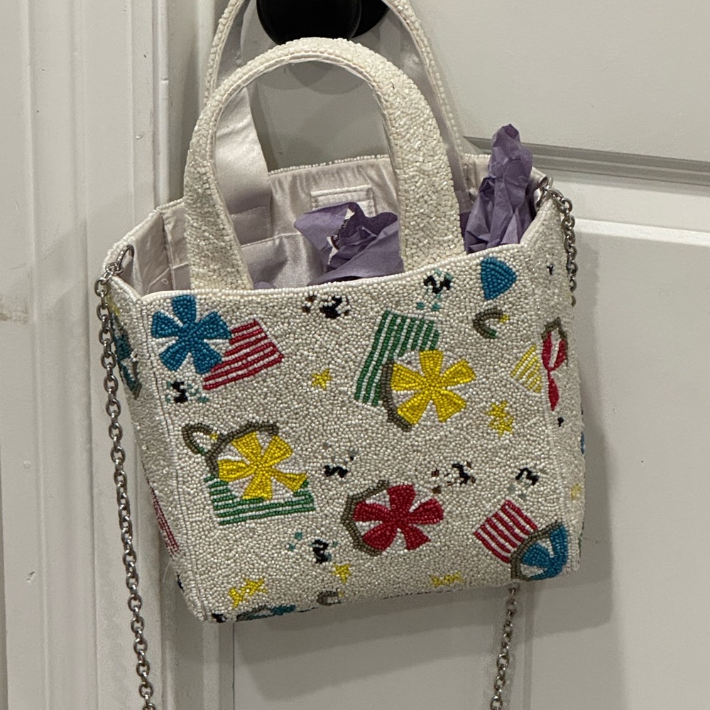 Antik Kraft Red and Yellow Mini Bags with Whimsical Patterns